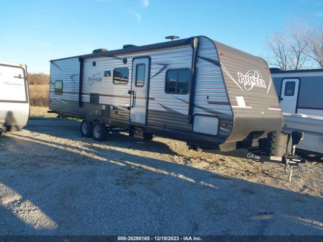  Salvage Pioneer Qb300 Travel Trailer