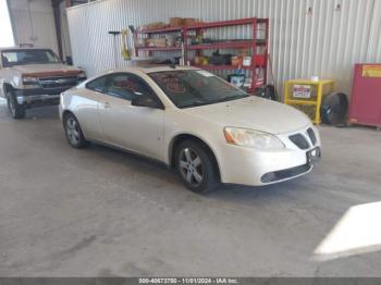  Salvage Pontiac G6