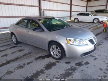  Salvage Pontiac G6