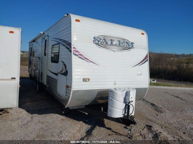  Salvage Forest River Salem Travel Trailer