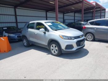  Salvage Chevrolet Trax