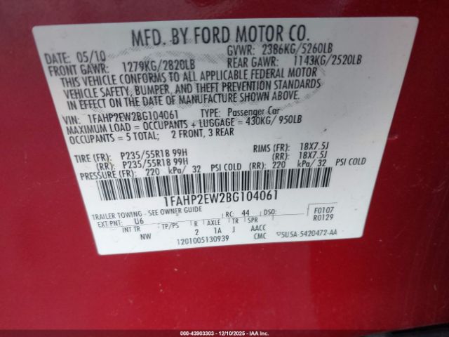 Ford Taurus Sel Image 3