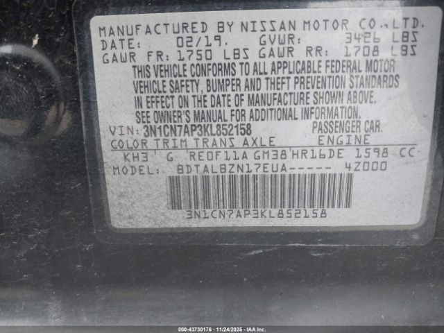 Nissan Versa 1.6 Sv Image 7